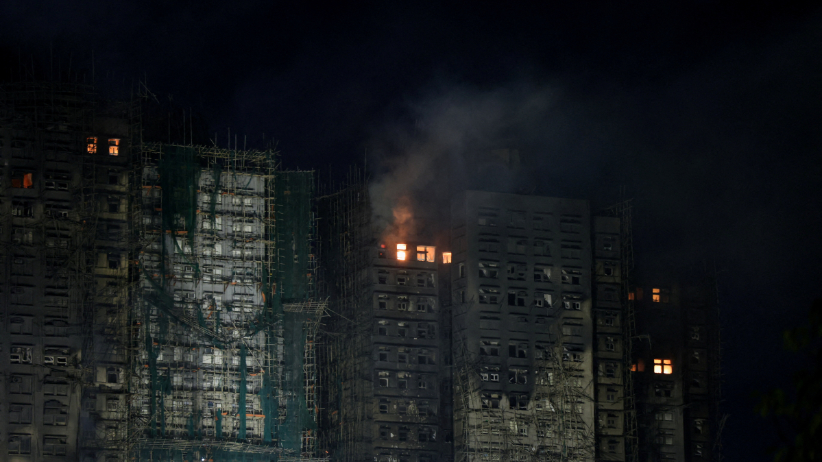Hong Kong fire kills 83, construction bosses arrested over negligence