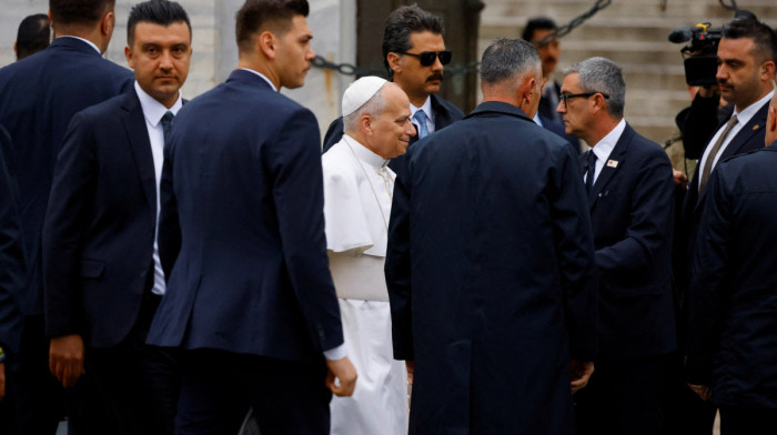 Pope Leo visits Blue Mosque in first trip abroad as pontiff