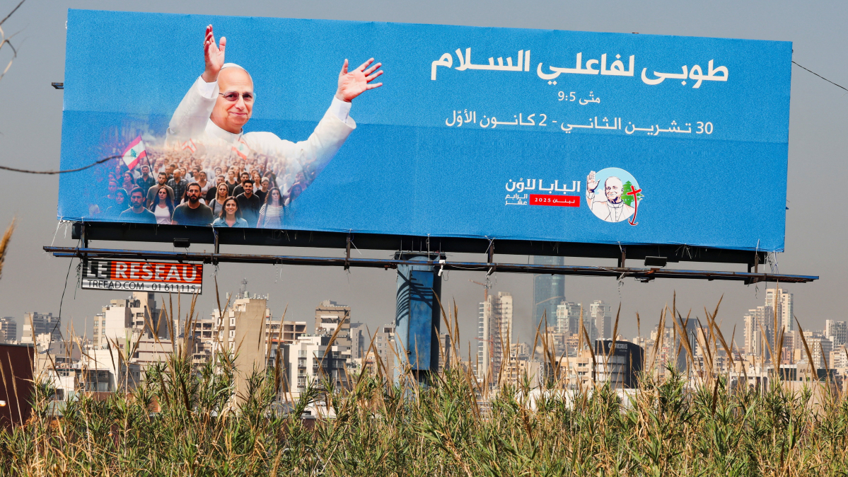 Pope Leo visits Lebanon with urgent call for peace as Israeli strikes continue