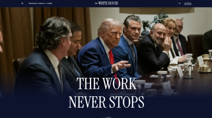 White House unveils page addressing media reports on Trump