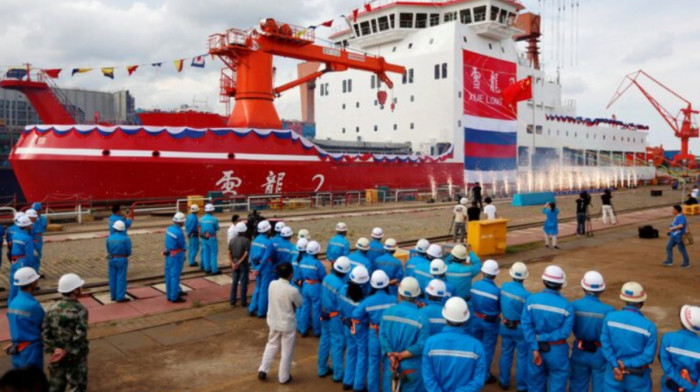 China’s Xuelong 2 begins Antarctic icebreaking operations as part of major 19-month expedition