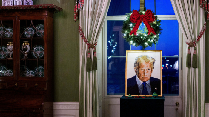 U.S. First Lady Melania Trump shows off 2025 White House Christmas Decorations
