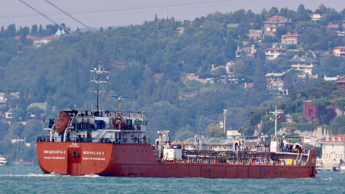 Turkish authorities: Russian tanker reports drone attack off Black Sea coast