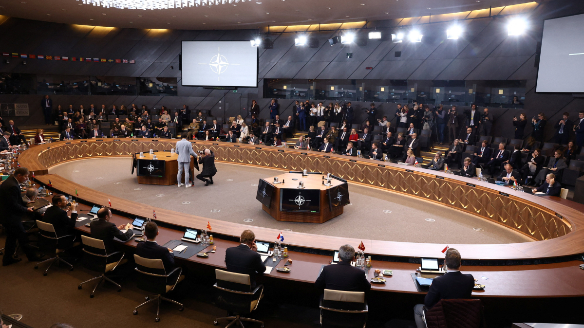 NATO foreign ministers meeting underway at the Alliance's headquarters