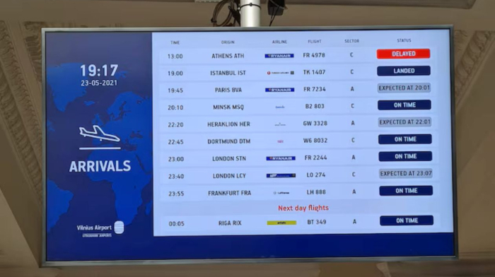 Vilnius airport shuts down over suspected balloon