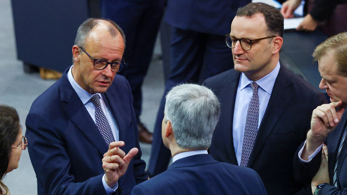 German parliament vote on pensions tests Merz's authority