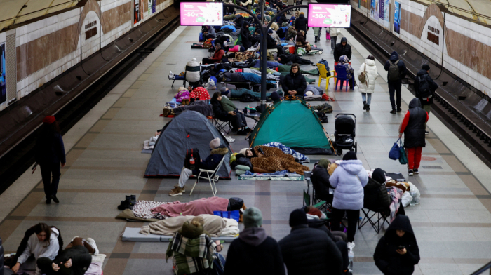 Russian drones, missiles hit railway hub near Ukraine's capital