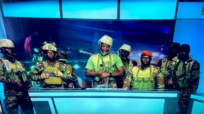 Apparent military coup declared on Benin state TV
