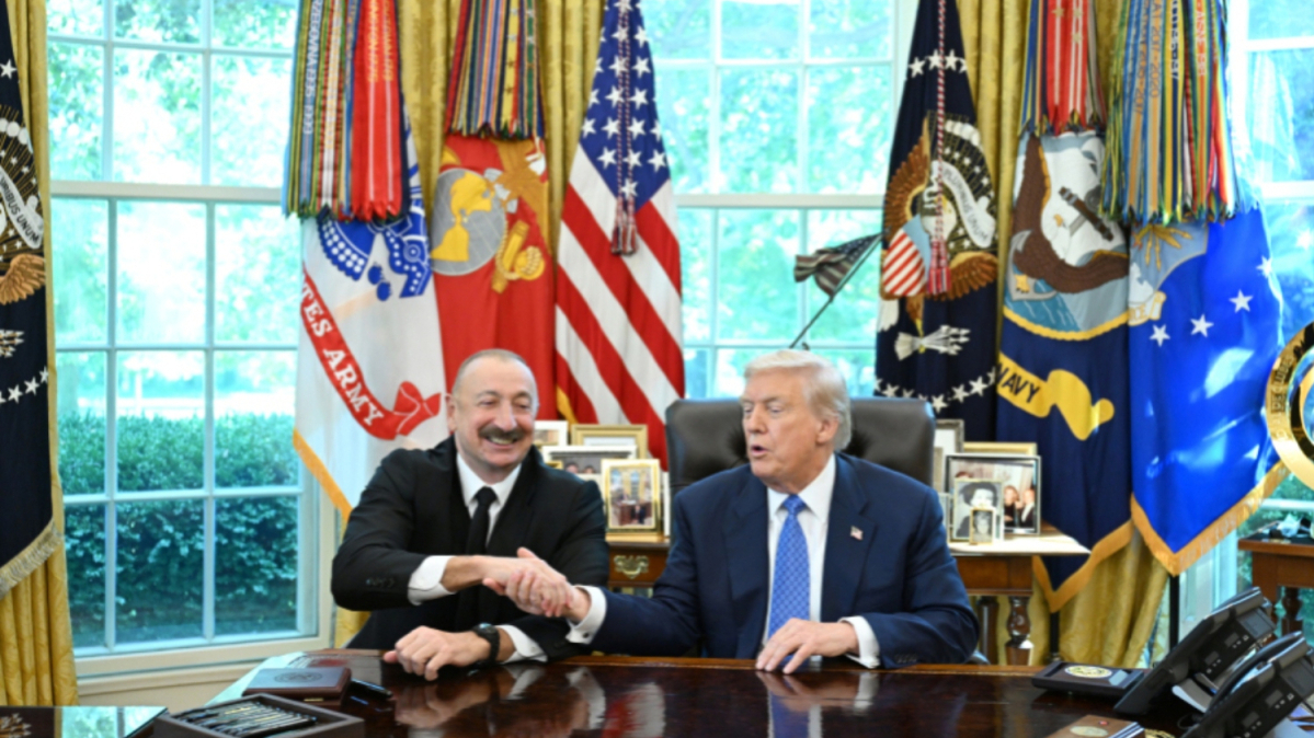 President Ilham Aliyev has thanked U.S. President Donald Trump