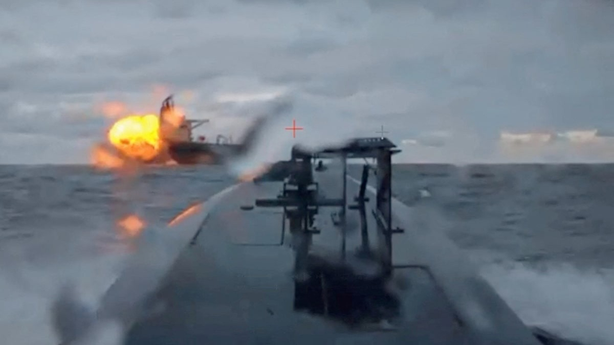 Ukraine strikes Russian tanker in escalating crackdown on Moscow’s ‘Shadow fleet’