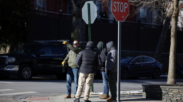 Rhode Island Brown University gunman still at large as police go door to door for CCTV
