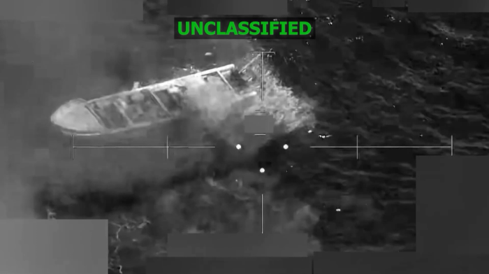 Pentagon releases footage of U.S. strikes on suspected drug vessels