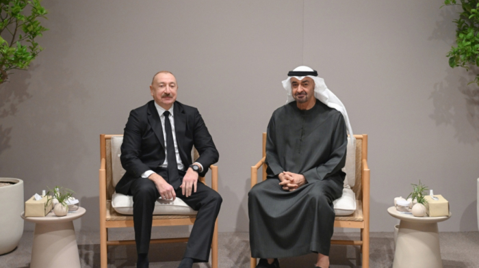 Azerbaijan and UAE leaders hold talks in Abu Dhabi