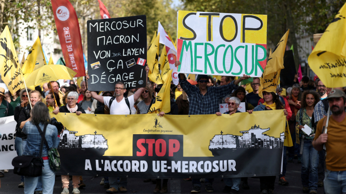 European farmers protest EU–Mercosur deal as Brazil issues ultimatum