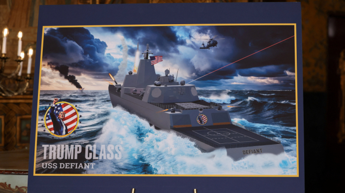 Trump unveils plan for 'Trump-class' battleships to boost U.S. sea power