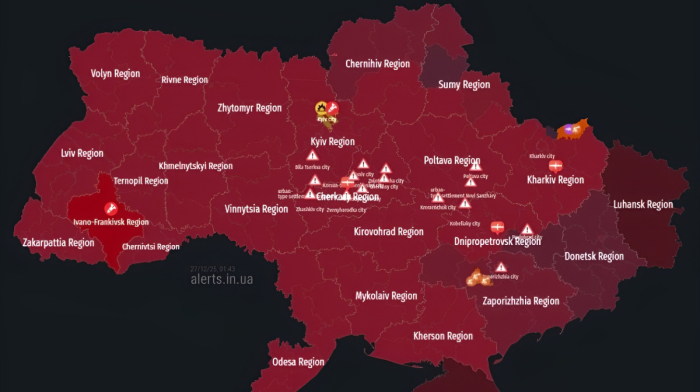 Kyiv is under large-scale Russian missile attacks, Ukrainian officials say