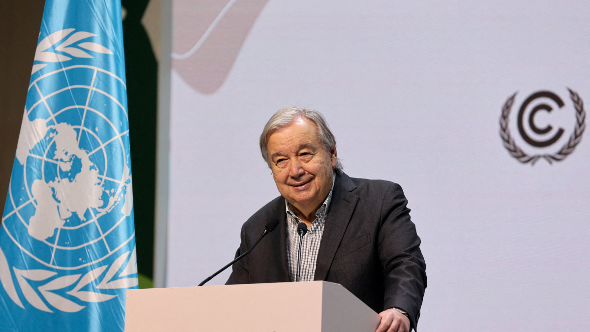Guterres calls on world leaders to prioritise people over military spending