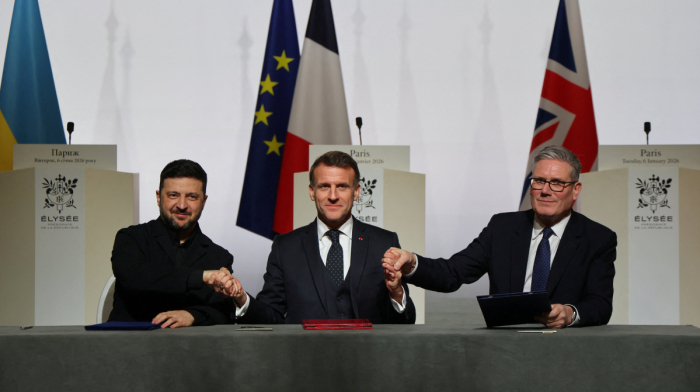 Zelenskyy, Starmer and Macron sign declaration on future multinational forces in Ukraine