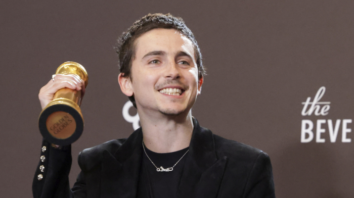 Timothée Chalamet wins best actor at Golden Globes