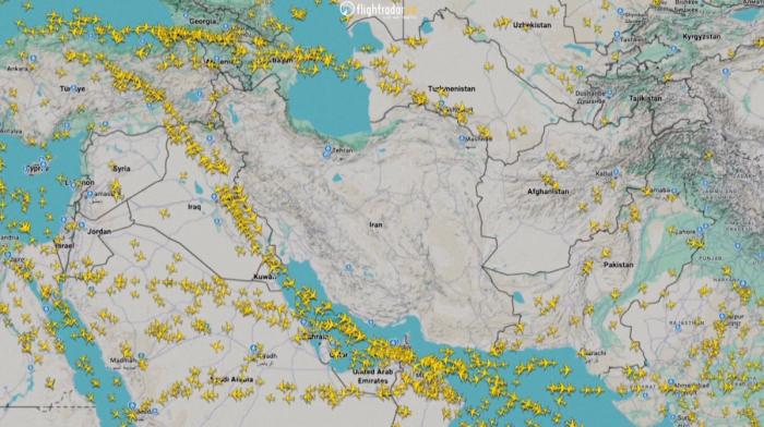 Iran reopens airspace after temporary closure forced flights to reroute