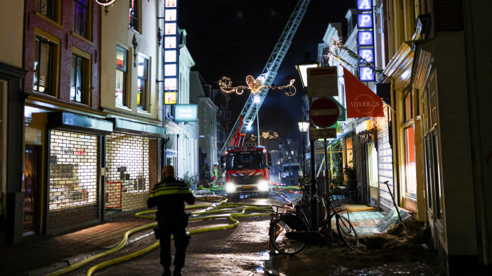 At least four injured as fire and explosions hit Utrecht city centre