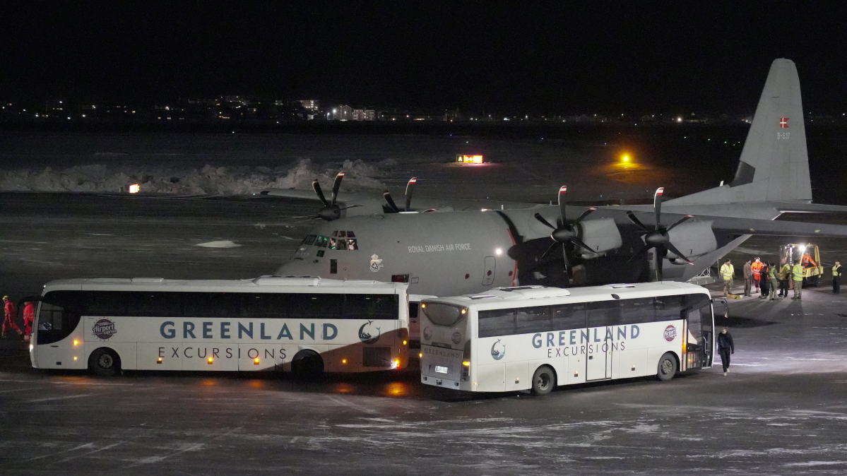 European allies send small troop teams to Greenland