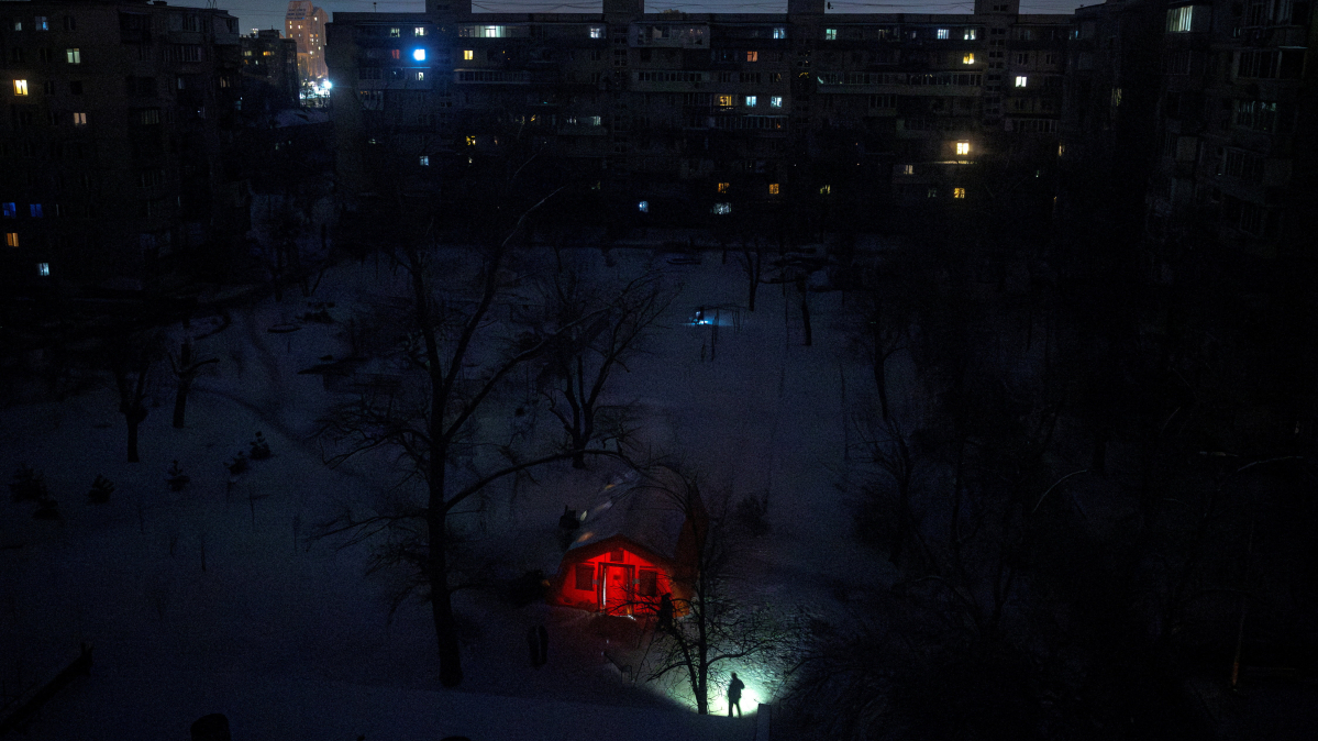 Russia drone strikes leave two dead and power outages in Ukraine