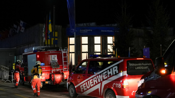 Fire alarm triggers evacuation at Davos WEF venue with Trump inside