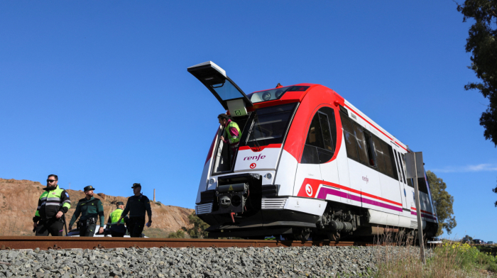 Commuter train hits crane in Murcia days after 43 killed in Spain rail disaster