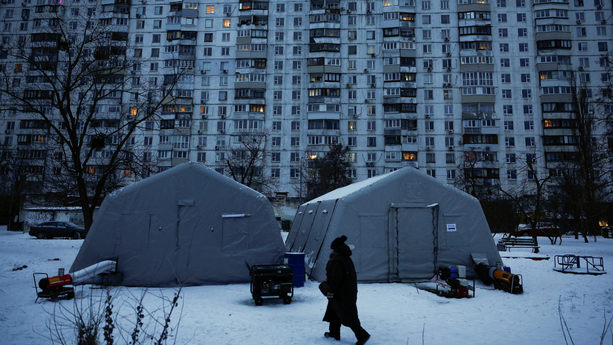 Russian air attack cuts power to more than a million Ukrainians