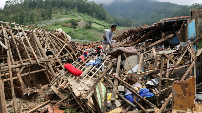 Indonesia landslide: 23 marines killed in West Java training