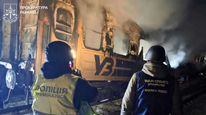 Zelenskyy condemns Russian drone strike on civilian train