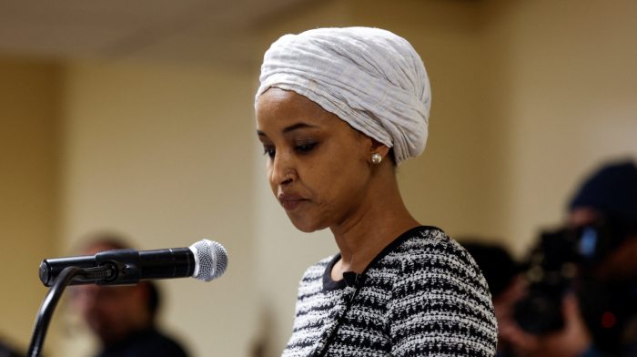 Man sprays U.S. lawmaker Ilhan Omar with liquid, disrupting Minnesota event