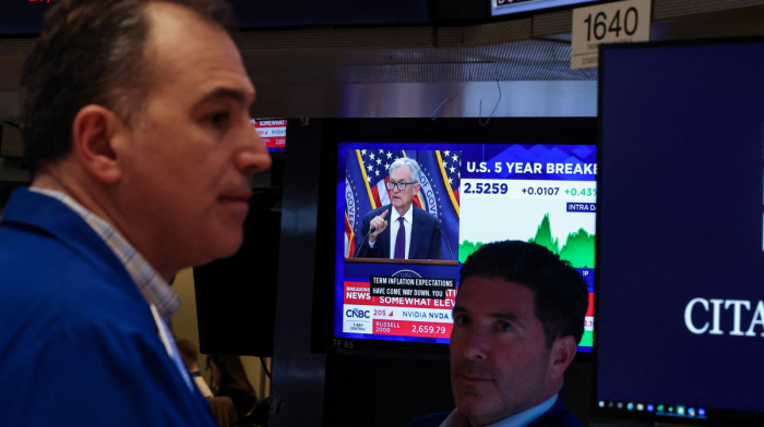 Wall Street little changed after Fed holds rates steady