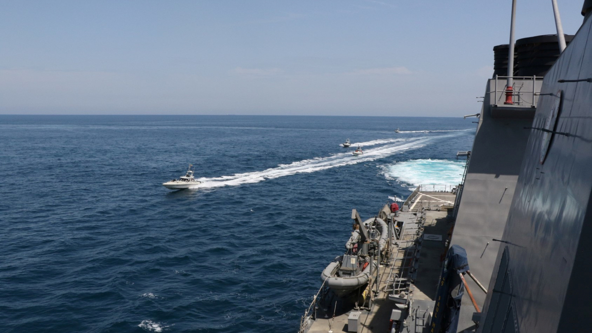 U.S. warns Iran over unsafe naval actions