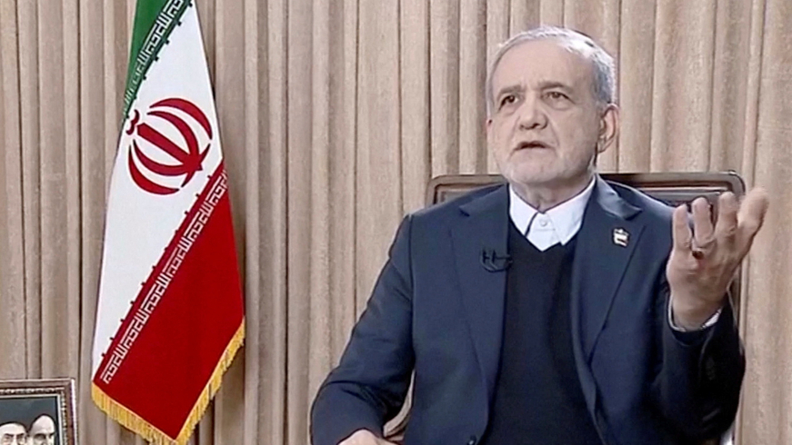 ‘They wanted to tear this country apart,’ says Iran’s Pezeshkian on U.S., Israel actions amid protests
