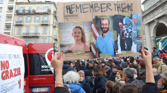 Protests in Milan over planned ICE presence at Winter Olympics