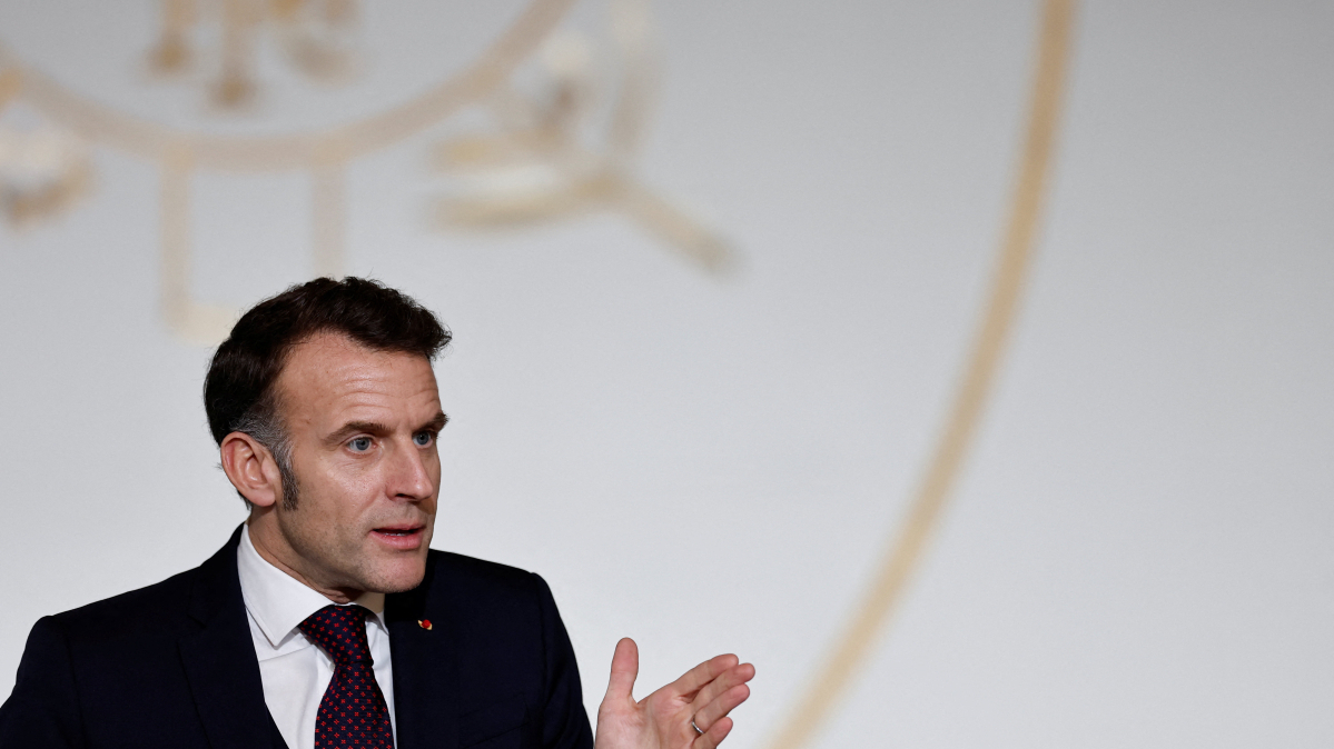 Macron warns of renewed tensions with U.S., urges EU to push reforms