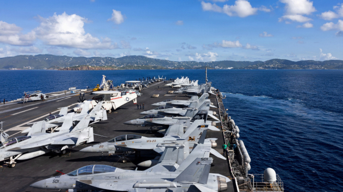 Aircraft carrier redeployed to Middle East as U.S. strengthens naval pressure on Iran