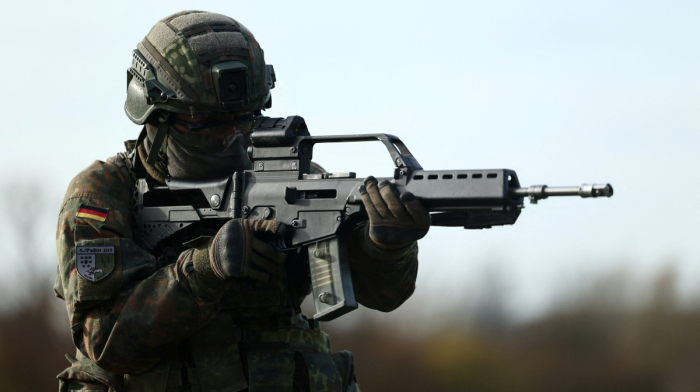 UK and German defence chiefs say rearmament is ‘not warmongering’ amid warning of Russia threat