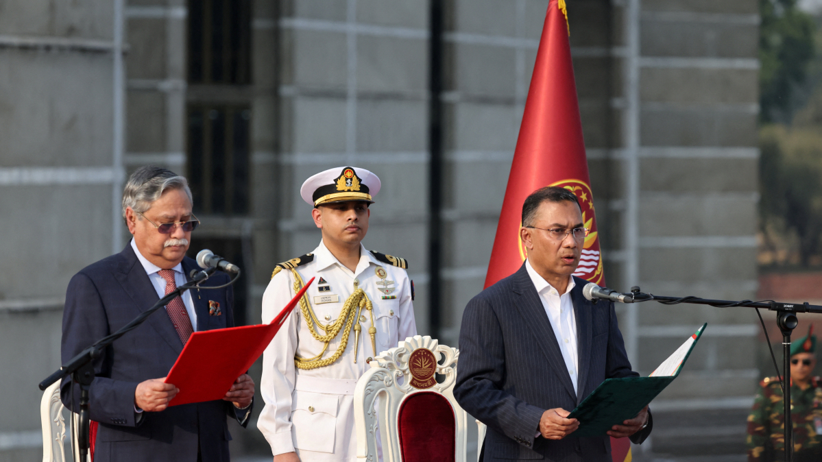 Bangladesh’s new PM Tarique Rahman takes oath in parliament