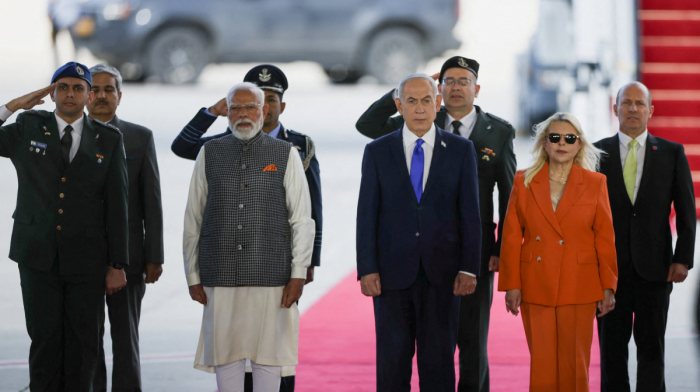 India's PM Modi arrives in Israel for two-day visit amid regional tensions
