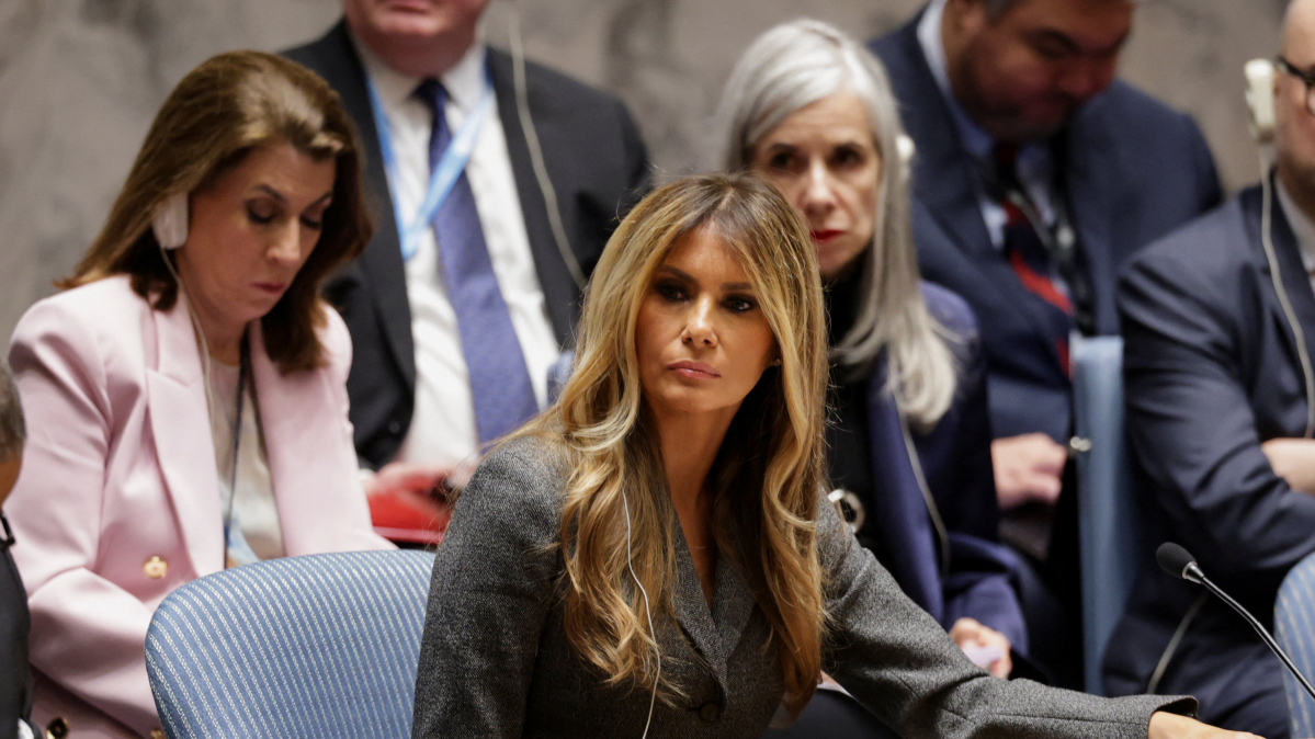 Melania Trump leads UN meeting on children affected by conflict