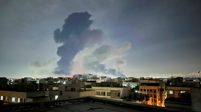 Tehran's Mehrabad Airport hit by airstrikes as fire and smoke seen in Iranian capital