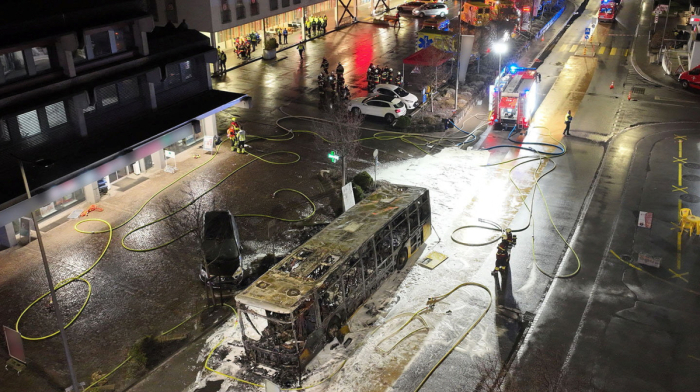 Six die in Swiss bus fire as authorities investigate possible 'deliberate act'