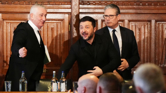 Russia and Iran 'brothers in hatred' - Ukrainian President Volodymyr Zelenskyy tells UK Parliament