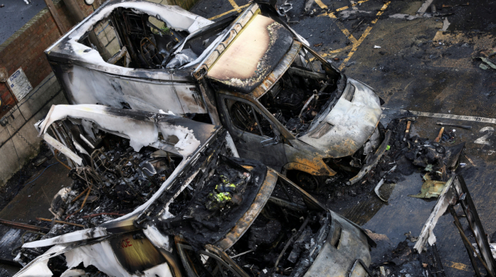 UK police arrest two men over arson attack on Jewish community ambulances in London
