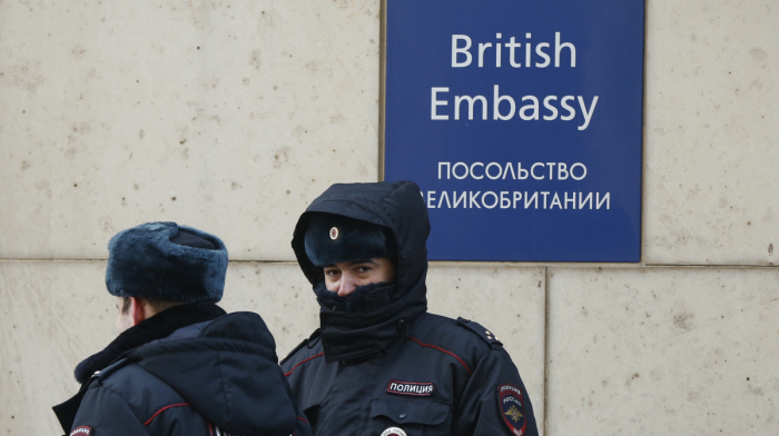 UK diplomat expelled by Russia over espionage claims