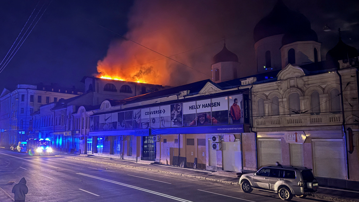 Russian drone barrage hits Kharkiv, injures civilians and sparks fires
