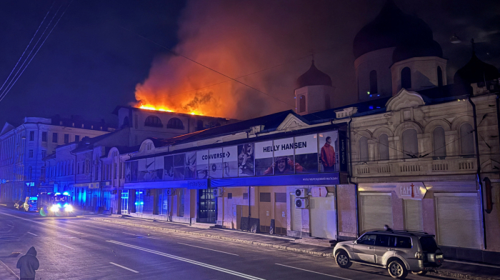Russian drone barrage hits Kharkiv, injures civilians and sparks fires